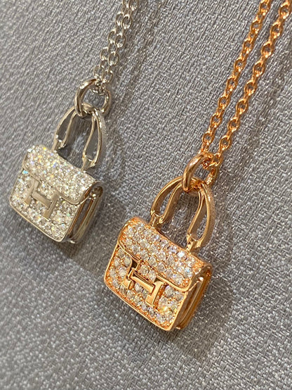 [Amore Jewels]CONSTANCE PEDANT DIAMOND NECKLACE