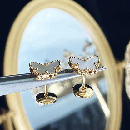 [Amore Jewels]SWEET BUTTERFLY MOP EARSTUDS