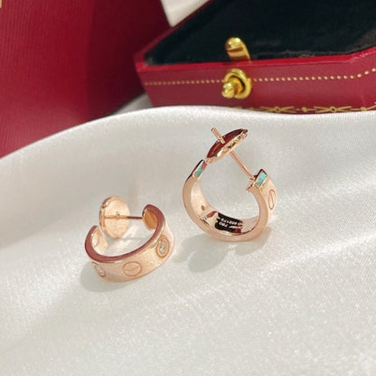 [Amore Jewels]LOVE EARRINGS 5.7MM 2 DIAMONDS