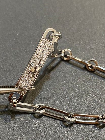 [Amore Jewels]CHAINE BRACELET SMALL MODEL DIAMOND