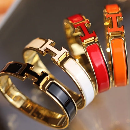 [Amore Jewels]H BRACELET 12MM GOLD