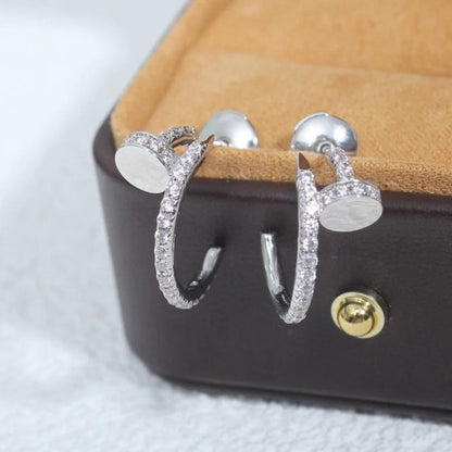 [Amore Jewels]JUSTE FULL DIAMOND SMALL EARRINGS