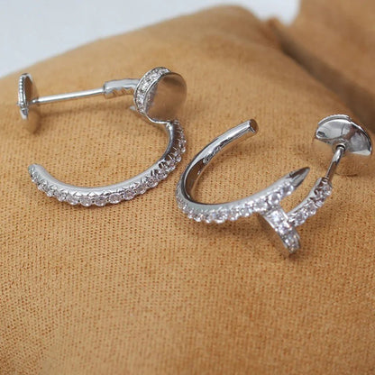 [Amore Jewels]JUSTE FULL DIAMOND SMALL EARRINGS