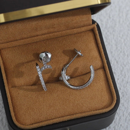 [Amore Jewels]JUSTE FULL DIAMOND SMALL EARRINGS