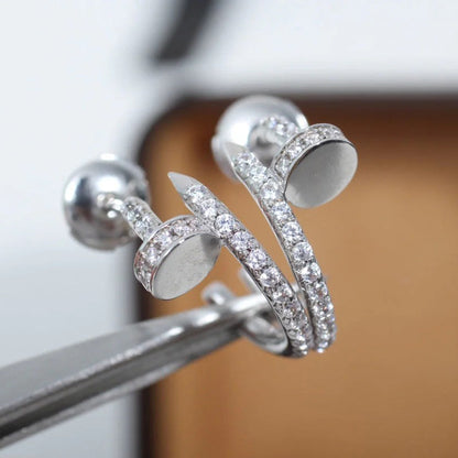 [Amore Jewels]JUSTE FULL DIAMOND SMALL EARRINGS
