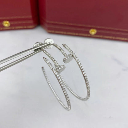 [Amore Jewels]JUSTE FULL DIAMOND LARGE EARRINGS
