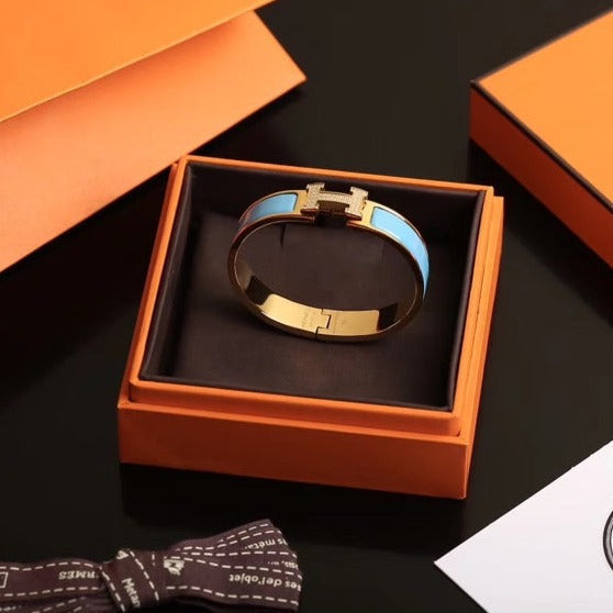 [Amore Jewels]H CLOUD BLUE BRACELET GOLD DIAMOND