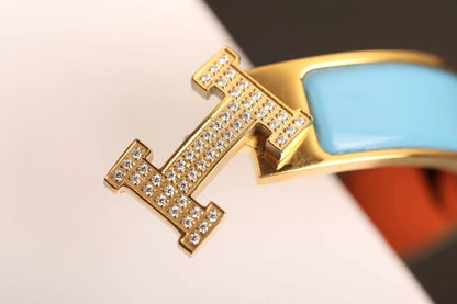[Amore Jewels]H CLOUD BLUE BRACELET GOLD DIAMOND