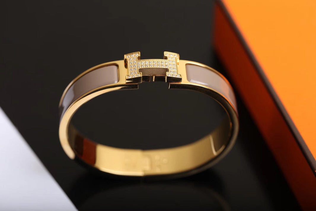 [Amore Jewels]H BRACELET GOLD DIAMOND