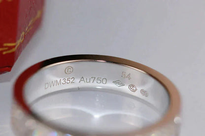 [Amore Jewels]LOVE RING 3.6MM DIAMOND PAVED
