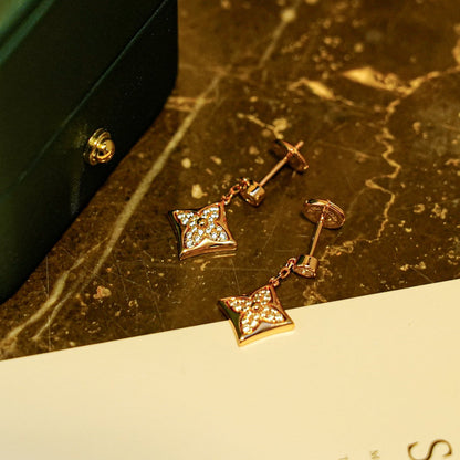 [Amore Jewels]STAR DIAMONDS EARRINGS GOLD