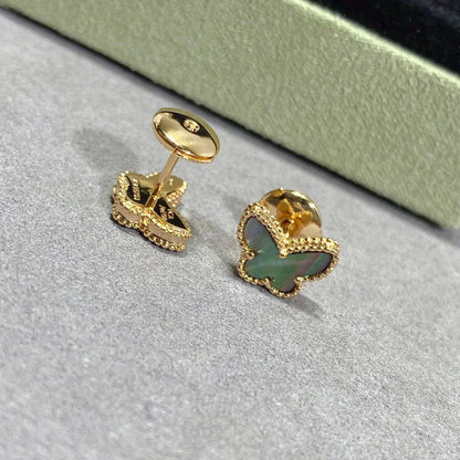 [Amore Jewels]BUTTERFLY DARK MOP  EARRINGS