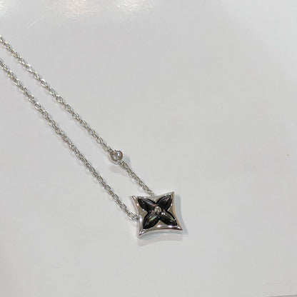 [Amore Jewels]STAR BLACK MOP NECKLACE