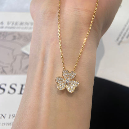 [Amore Jewels]FLOWER DIAMOND NECKLACE