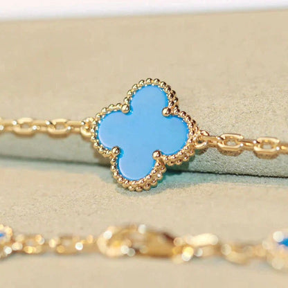 [Amore Jewels]CLOVER 20 MOTIFS TURQUOISE GOLD
