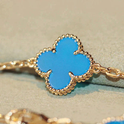 [Amore Jewels]CLOVER 20 MOTIFS TURQUOISE GOLD