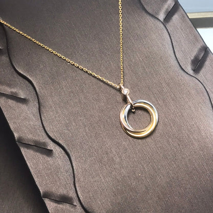 [Amore Jewels]TRINITY  NECKLACE 1 DIAMOND