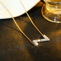 [Amore Jewels]VOLT SILVER DIAMOND PEDANT NECKLACE