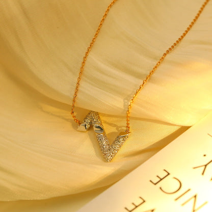 [Amore Jewels]VOLT SILVER DIAMOND PEDANT NECKLACE