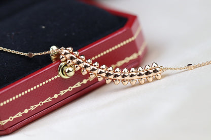 [Amore Jewels]CLASH PINK GOLD NECKLACE