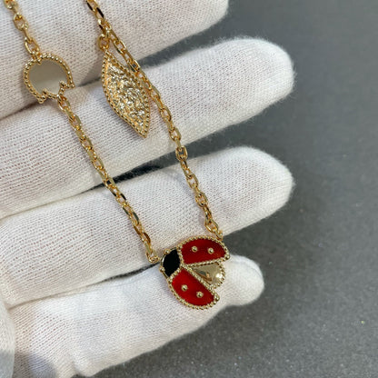 [Amore Jewels]LUCKY SPRING 15 MOTIFS GOLD NECKLACE