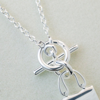 [Amore Jewels]POP H PEDANT SILVER NECKLACE