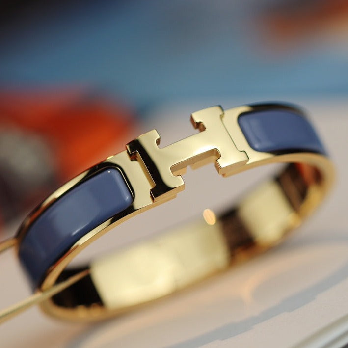 [Amore Jewels]H BRACELET 12MM BLUE GRAY
