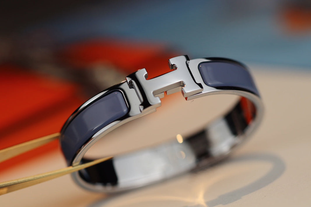 [Amore Jewels]H BRACELET 12MM BLUE GRAY