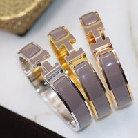 [Amore Jewels]H BRACELET 12MM BROWN