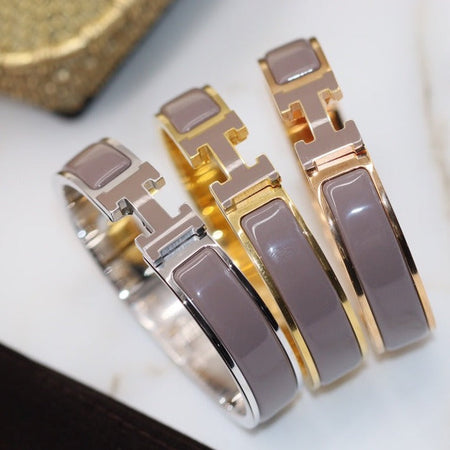 [Amore Jewels]H BRACELET 12MM BROWN