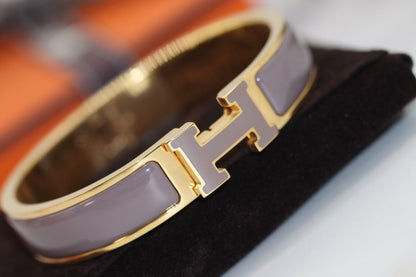 [Amore Jewels]H BRACELET 12MM BROWN