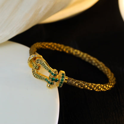 [Amore Jewels]FORCE 10 GOLD GREEN DIAMOND PAVED