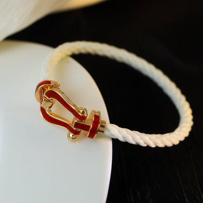 [Amore Jewels]FORCE 10 WHITE TEXTILE DIAMOND PAVED