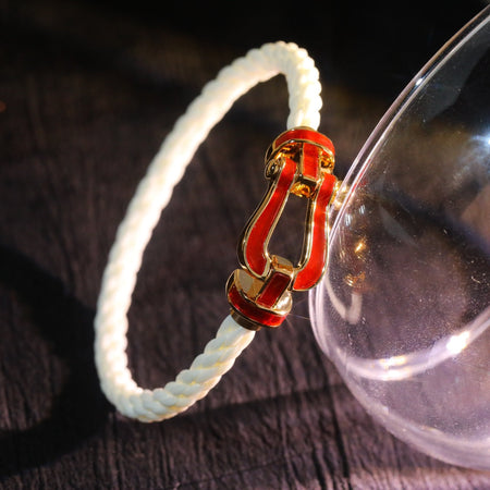 [Amore Jewels]FORCE 10 WHITE TEXTILE DIAMOND PAVED