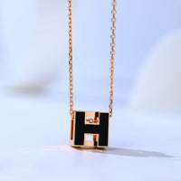 [Amore Jewels]H CAGE PINK GOLD NECKLACE