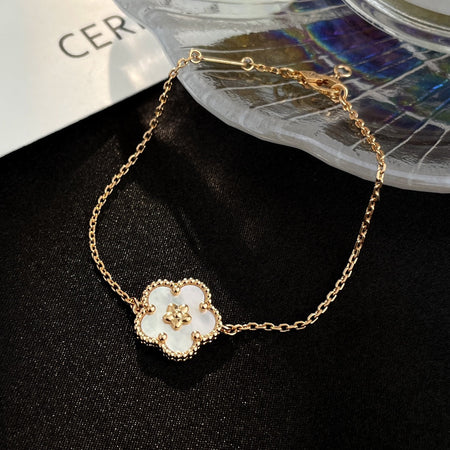 [Amore Jewels]LUCKY SPRING ROSE GOLD MOP BRACELET