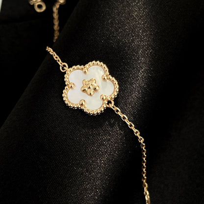 [Amore Jewels]LUCKY SPRING ROSE GOLD MOP BRACELET