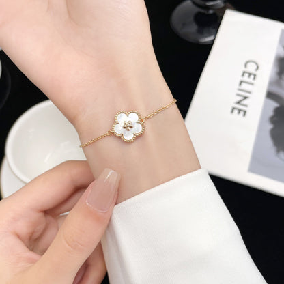 [Amore Jewels]LUCKY SPRING ROSE GOLD MOP BRACELET