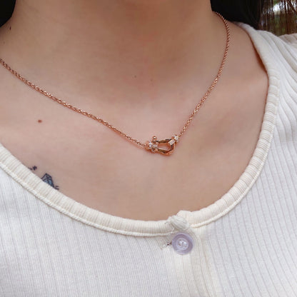 [Amore Jewels]FORCE 10 PINK GOLD DIAMOND NECKLACE