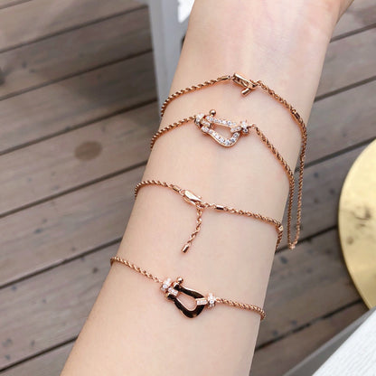 [Amore Jewels]FORCE 10 PINK GOLD DIAMOND NECKLACE