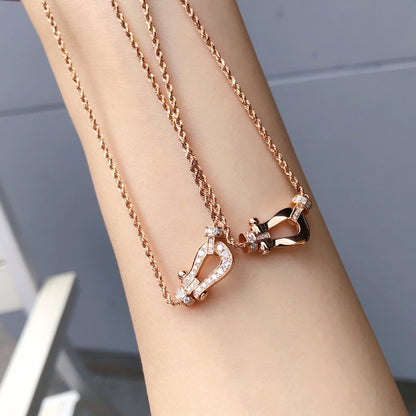 [Amore Jewels]FORCE 10 PINK GOLD DIAMOND NECKLACE