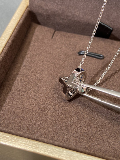 [Amore Jewels]LIENS DIAMOND SILVER NECKLACE