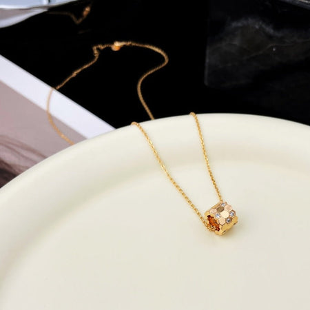 [Amore Jewels]BEE MINI PEDANT DIAMOND NECKLACE