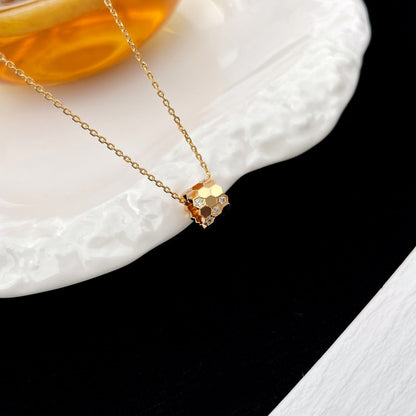 [Amore Jewels]BEE MINI PEDANT DIAMOND NECKLACE
