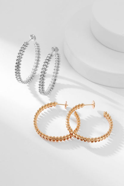[Amore Jewels]CLASH HOOP EARRINGS