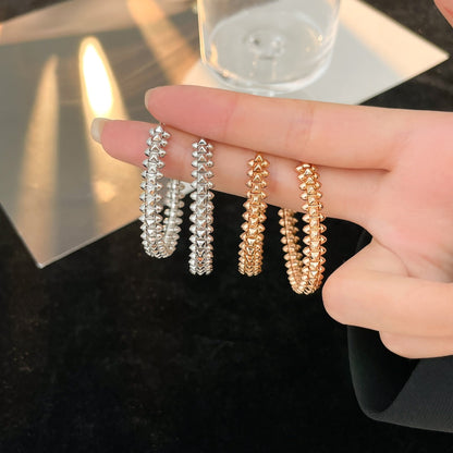 [Amore Jewels]CLASH HOOP LARGE EARRINGS