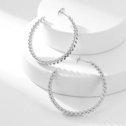 [Amore Jewels]CLASH HOOP LARGE EARRINGS