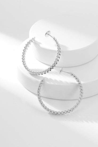 [Amore Jewels]CLASH HOOP EARRINGS
