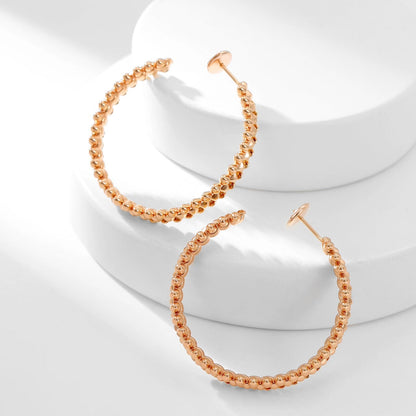 [Amore Jewels]CLASH HOOP LARGE EARRINGS