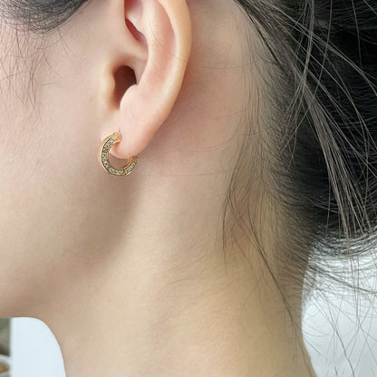 [Amore Jewels]LOVE DIAMOND EARRINGS